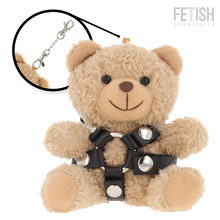 Carregar imagem no visualizador da galeria, Porta-chaves urso com arnês - Fetish subissive