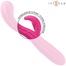 Carregar imagem no visualizador da galeria, Vibrador vaginal e ponto G com estimulador de clitóris - Amara - Rosa - Intense