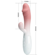 Carregar imagem no visualizador da galeria, Vibrador com estimulador de clitóris - Snappy - Pretty Love