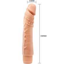 Carregar imagem no visualizador da galeria, Vibrador realístico - 23,5 cm - Dybbuk - Bege - Bárbara