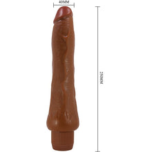 Carregar imagem no visualizador da galeria, Vibrador Realístico - 25 cm - Dryad - Castanho - Bárbara