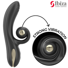Carregar imagem no visualizador da galeria, Vibrador vaginal com movimento de onda e estimulador de clitóris - Twister vibrator