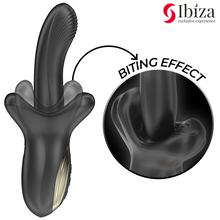 Carregar imagem no visualizador da galeria, Vibrador vaginal com movimento sobe e desce e estimulador de clitóris com efeito mordida - Biting and thrusting vibrator