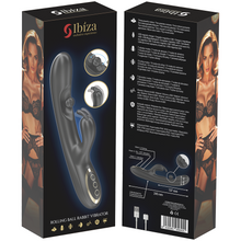 Carregar imagem no visualizador da galeria, Vibrador vaginal com estimulador de clitóris e esfera rotativa no ponto G - Rolling ball rabbit vibrator