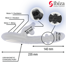 Carregar imagem no visualizador da galeria, Vibrador vaginal com movimento de pulsaçao no ponto G e estimulador de clitóris com efeito mordida - Oscillating and bitting vibrator