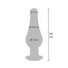 Carregar imagem no visualizador da galeria, Plug anal metálico cónico - Prateado - S - ToyJoy