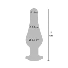 Carregar imagem no visualizador da galeria, Plug anal metálico cónico - Prateado - M - ToyJoy