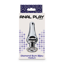 Carregar imagem no visualizador da galeria, Plug anal metálico cónico - Prateado - M - ToyJoy