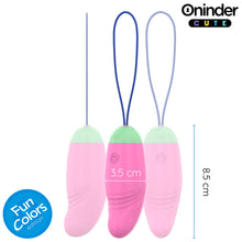 Carregar imagem no visualizador da galeria, Ovo vibratório vaginal com APP e movimento de rotação - Fun colors - Oninder