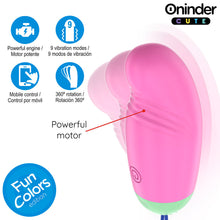 Carregar imagem no visualizador da galeria, Ovo vibratório vaginal com APP e movimento de rotação - Fun colors - Oninder
