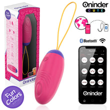 Carregar imagem no visualizador da galeria, Ovo vibratório vaginal com APP e movimento de pulsação - Fun colors - Oninder