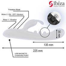 Carregar imagem no visualizador da galeria, Vibrador vaginal com movimento de pulsação no ponto G e estimulador de clitóris coelho - Vibrating rabbit with pulsation