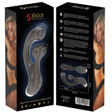 Carregar imagem no visualizador da galeria, Vibrador vaginal e ponto G com estimulador de clitóris com movimento de rotação - Vibrating & rotating stimulator