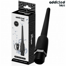 Carregar imagem no visualizador da galeria, Duche anal preto para adaptar na mangueira do chuveiro - Modelo 1 - Universal anal cleaner - Addicted toys