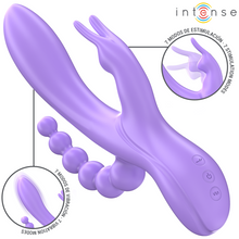 Carregar imagem no visualizador da galeria, Vibrador vaginal com estimulador de clitóris e anal - Miko - Intense