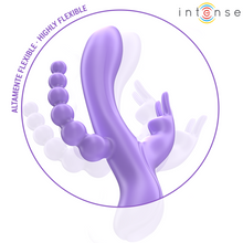 Carregar imagem no visualizador da galeria, Vibrador vaginal com estimulador de clitóris e anal - Miko - Intense