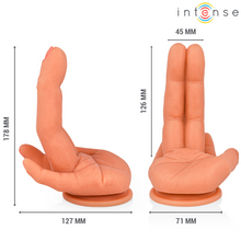 Carregar imagem no visualizador da galeria, Dildo 2 dedos - 17.8cm - Leela - Intense