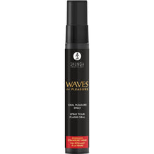 Carregar imagem no visualizador da galeria, Spray para aumentar a produção de saliva - Waves of pleasure - Aroma morangos com Champanhe - 20ml - Shunga