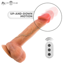 Carregar imagem no visualizador da galeria, Vibrador realístico com movimento sobe e desce e aquecimento - 20 cm - Logan - Mr. Intense