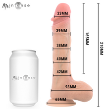 Carregar imagem no visualizador da galeria, Vibrador realístico com movimento sobe e desce e aquecimento - 22 cm - Bradley - Mr. Intense