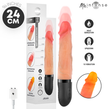 Carregar imagem no visualizador da galeria, Vibrador realístico com movimento de sobe e desce e aquecimento - 24 cm - Jean - Mr. Intense