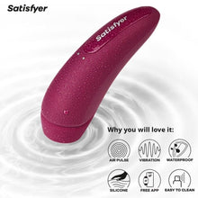 Carregar imagem no visualizador da galeria, Estimulador de clitóris por ondas de pressão com APP - Curvy 1 - Bordô - Satisfyer