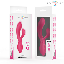 Carregar imagem no visualizador da galeria, Vibrador vaginal e Ponto G com estimulador de clitóris - Charly - 20cm - Intense