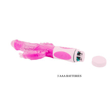 Carregar imagem no visualizador da galeria, Vibrador 4 em 1 - Vaginal com movimento de rotação + Estimulador de clitóris + Anal - Pretty bunny