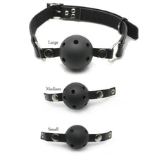 Carregar imagem no visualizador da galeria, Mordaça de treino com 3 bolas (S/M/L) - Ball Gag Training System - PipeDream