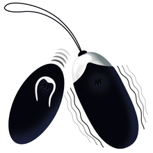 Carregar imagem no visualizador da galeria, Ovo vaginal vibratório - Recarregável - Preto - Flippy egg II - Intense