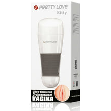 Carregar imagem no visualizador da galeria, Masturbador Masculino - Vagina - Kitty - Branco - Pretty Love