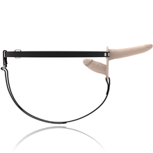 Carregar imagem no visualizador da galeria, Strap-on Duplo - Bege - 15cm - Silicone double strap-on - Fetish Submissive