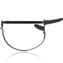 Carregar imagem no visualizador da galeria, Strap-on Duplo com vibração - Preto - 15cm - Silicone vibrating double strap-on - Fetish Submissive