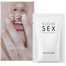 Carregar imagem no visualizador da galeria, Películas para sexo oral com sabor a mentol - Slow oral sex strips - 7 unidades