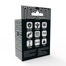 Carregar imagem no visualizador da galeria, Anel duplo para pénis e testículos - Preto - Rings Set For Penis - Addicted Toys