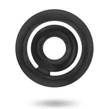 Carregar imagem no visualizador da galeria, Anel duplo para pénis e testículos - Preto - Rings Set For Penis - Addicted Toys