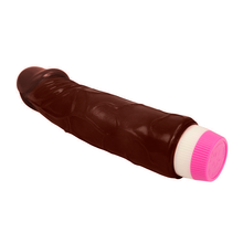 Carregar imagem no visualizador da galeria, Vibrador realístico - 19.5cm - Castanho - Baile
