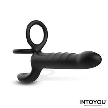 Carregar imagem no visualizador da galeria, Strap-on para dupla penetração com vibração e comando - Magnor - IntoYou
