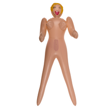 Carregar imagem no visualizador da galeria, Mini Bonecas insufláveis com 2 orifícios - 60cm - Loira - Mini blow-up doll