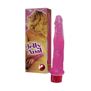 Vibrador Jelly Anal - Rosa