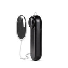 Carregar imagem no visualizador da galeria, Ovo com vibração e comando - Silver power bullet - Preto - Blush