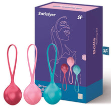 Carregar imagem no visualizador da galeria, Conjunto de Bolas Vaginais para Exercícios Pélvicos - Strengthening Balls - Satisfyer