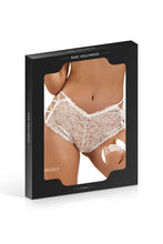 Carregar imagem no visualizador da galeria, Tanga em renda - Branco - Paris Hollywood
