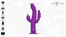 Carregar e reproduzir vídeo no visualizador da galeria, Vibrador vaginal com estimulador de clitóris e anal - Casanova - Intense