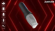 Carregar e reproduzir vídeo no visualizador da galeria, Masturbador boca com vibração, movimento de sobe e desce e rotação - Oral sex stimulator - Blow-R - Jamyjob