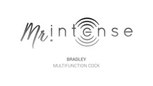 Carregar e reproduzir vídeo no visualizador da galeria, Vibrador realístico com movimento sobe e desce e aquecimento - 22 cm - Bradley - Mr. Intense