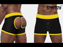 Carregar e reproduzir vídeo no visualizador da Galeria, Boxer/Arnês para Strap-on - XS/S - Horny Strapon Shorts - Lovetoy