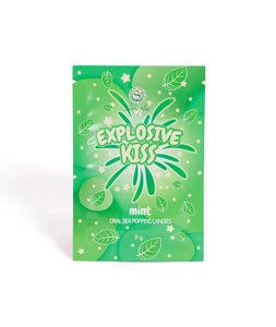Rebuçados explosivos para sexo oral - Explosiv Kiss - Menta - Secret Play