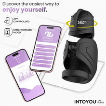 Carregar imagem no visualizador da galeria, Masturbador com vibração, rotação 360º e APP - Zonte - IntoYou