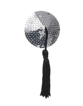 Carregar imagem no visualizador da galeria, Tapa mamilos redondos - Prateados e Pretos - 1402 - Rimba